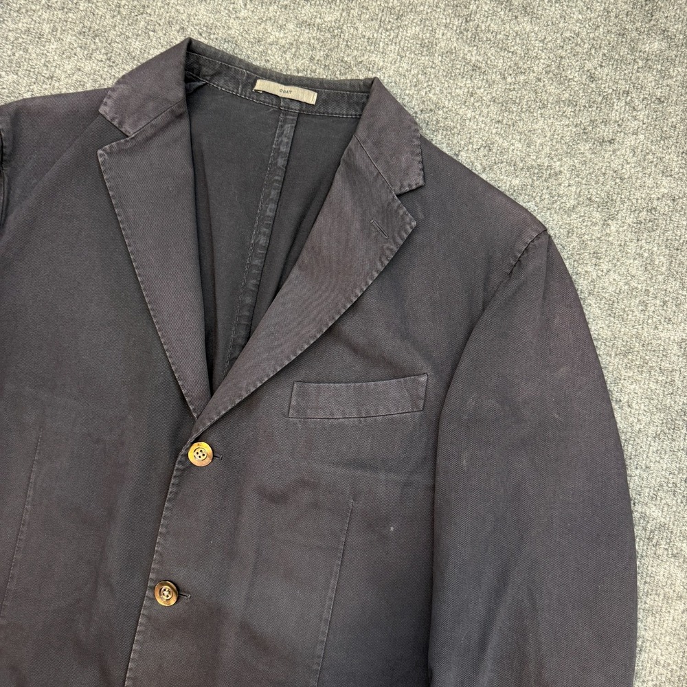 Boglioli Coat Blazer Jacket Cotton Navy Blue size EU 52 Model R3302G - Picture 2 of 16